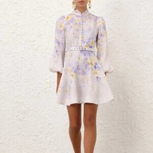 Zimmermann Women's Crush Buttoned Mini Dress